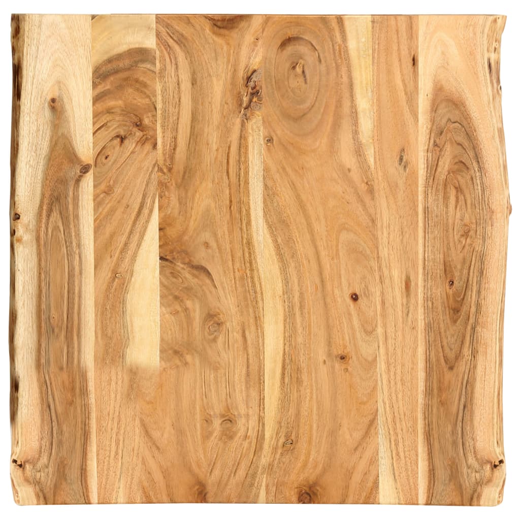 vidaXL Solid Acacia Wood Table Top Kitchen Live Edge Desk Coffee Multi Sizes
