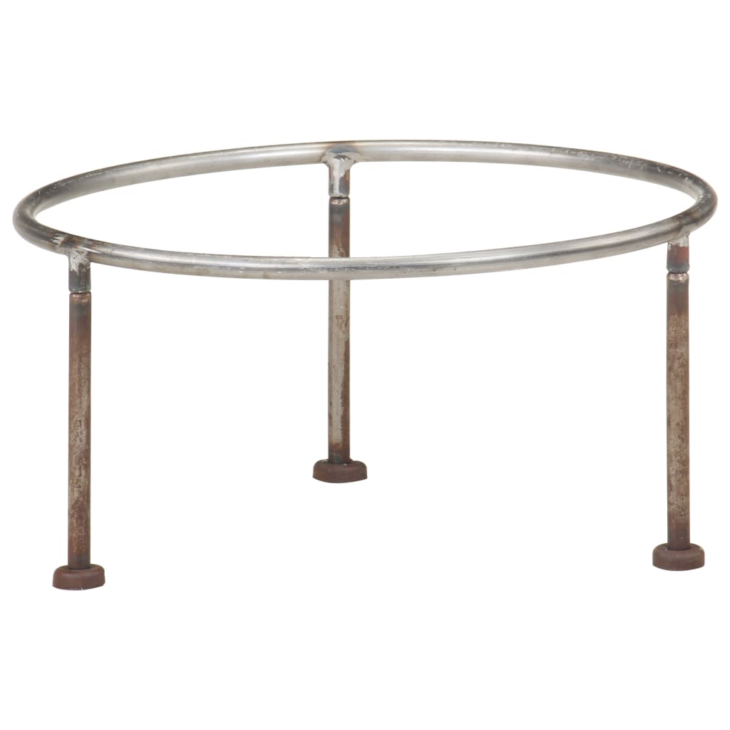 vidaXL Fire Pit Fireplace for Camping Picnic Firebowl Outdoor Firepit Iron