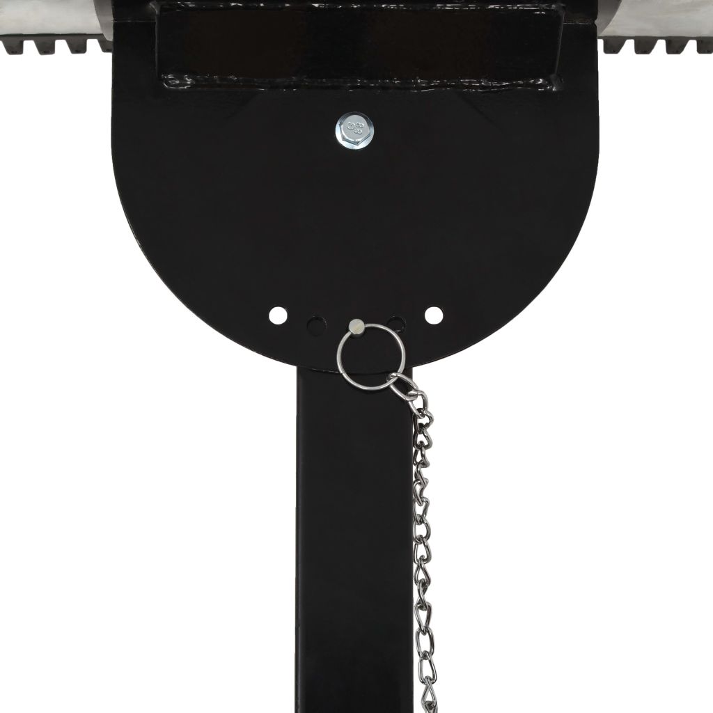 vidaXL Manual Snowplough with Wheels 39.4"x17.3"