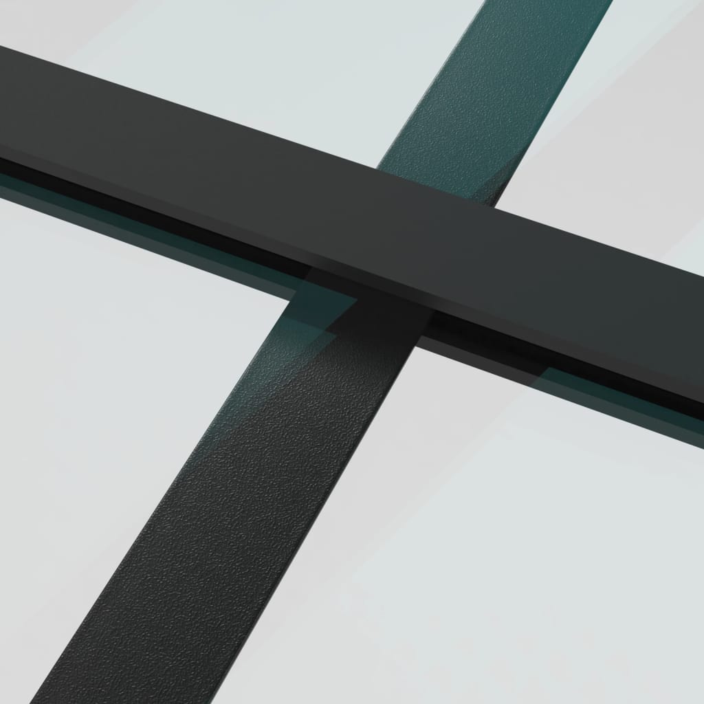 vidaXL Interior Door 40.4"x79.3" Black Matt Glass and Aluminum