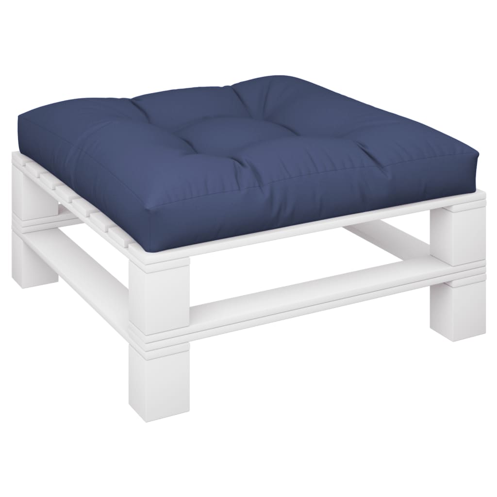 vidaXL Pallet Cushion Navy Blue 31.5"x31.5"x4.7" Fabric-1