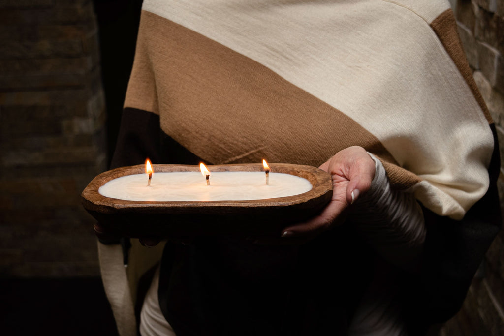 3-Wick Dough Bowl Soy Candle - Gatherings